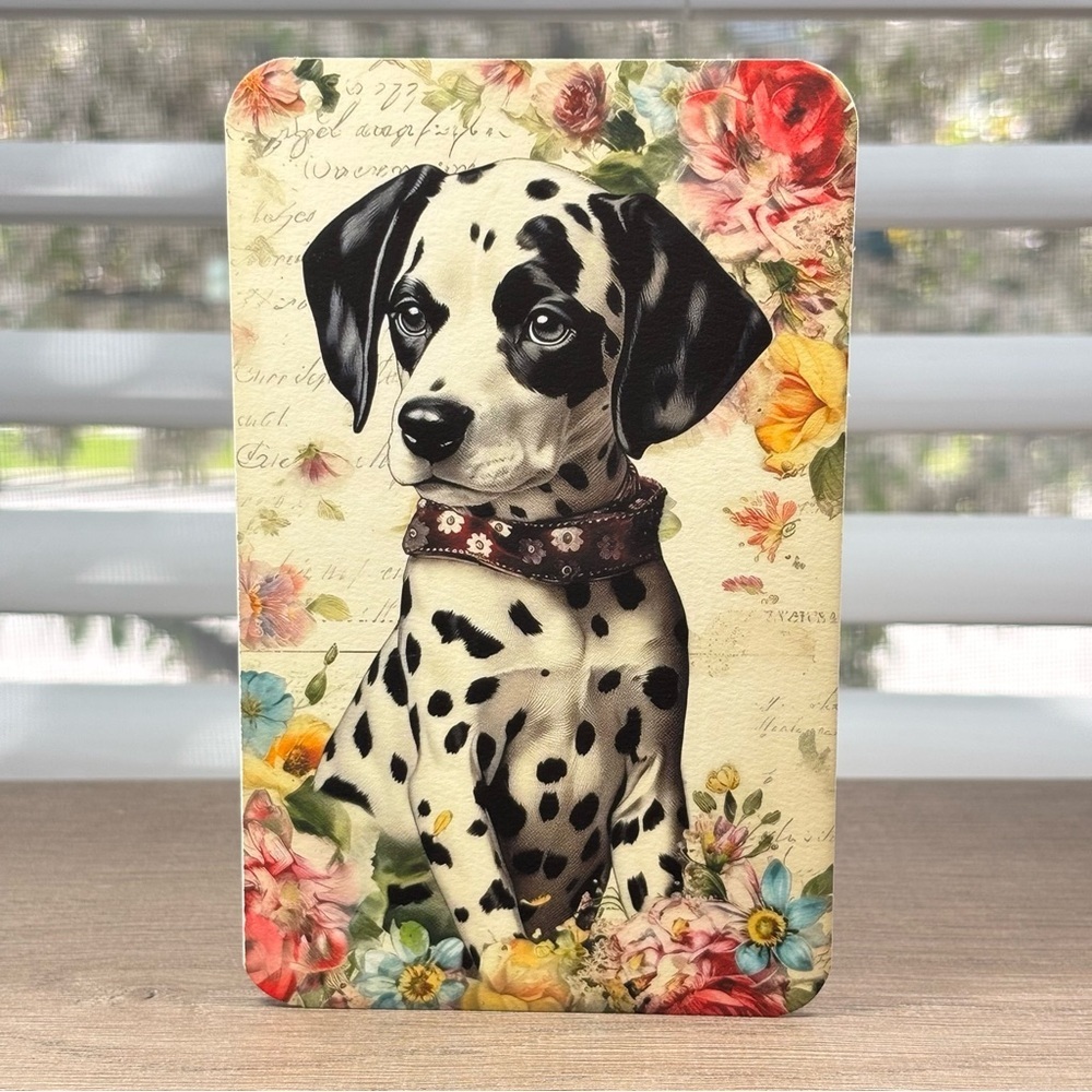 Handmade Dalmatian Puppy Greeting Card